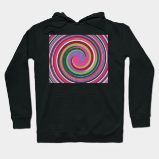 modern bright and vibrant modern swirls Hoodie